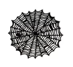 Spider Web Plastic Placemat 38x38 cm