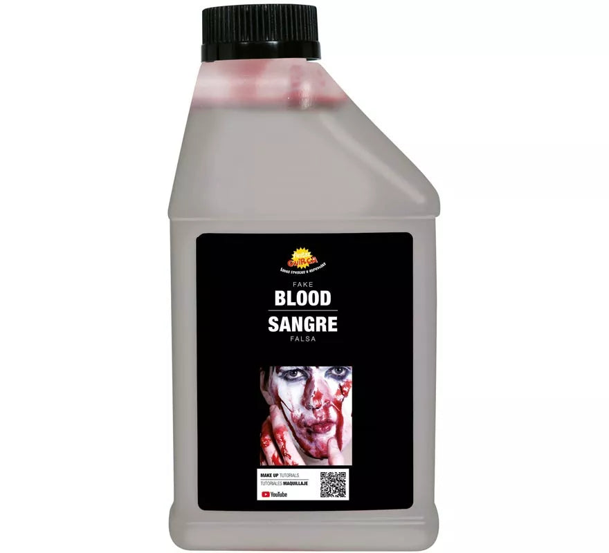 Sangre líquida de color oscura de 450 ml