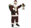 Santa Claus con luz, sonido y movimiento de 1,8 m