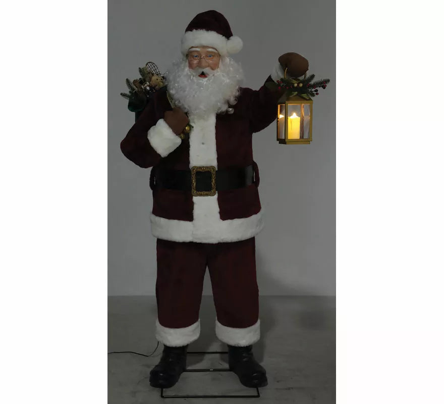 Translation missing: en.Santa Claus con luz, sonido y movimiento de 1,8 m