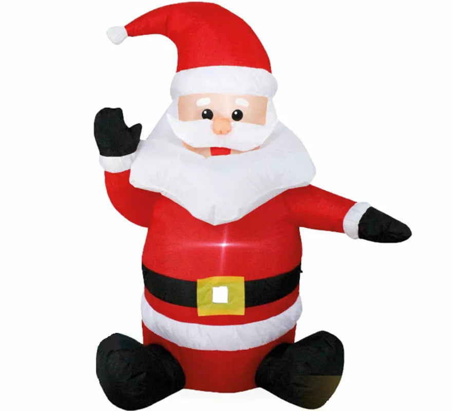Translation missing: en.Santa Claus Hinchable con LED de 124 cm