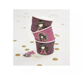 Santoro Gorjuss Ladybird Recipientes de papel para chucherías y adornos, Rosa, paquete de 8 con 2 di