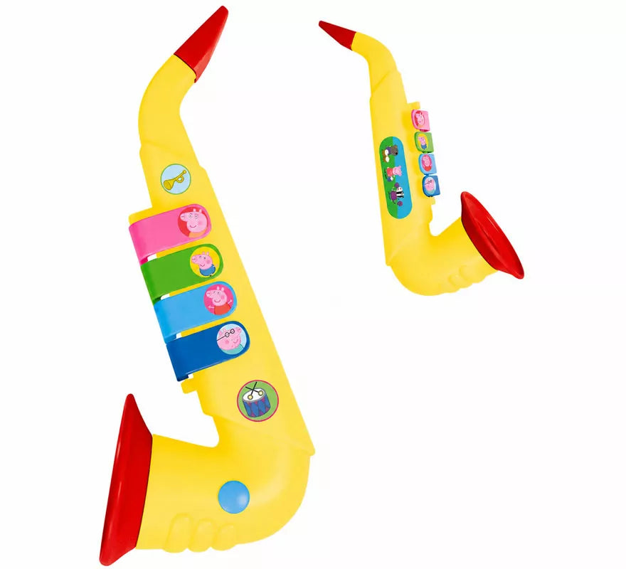 Saxofón Peppa Pig con 4 Notas en Estuche
