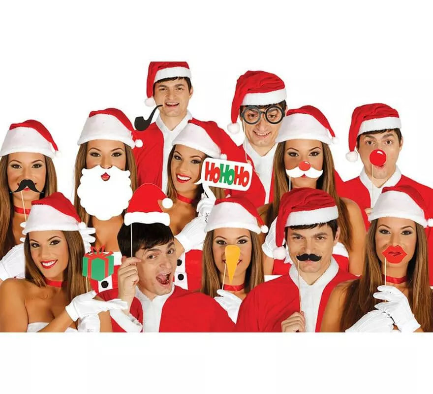 Set 12 Pcs Photocall Navidad