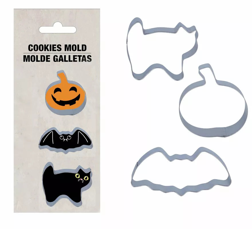 Translation missing: en.Set 3 Moldes Metálicos para Galletas