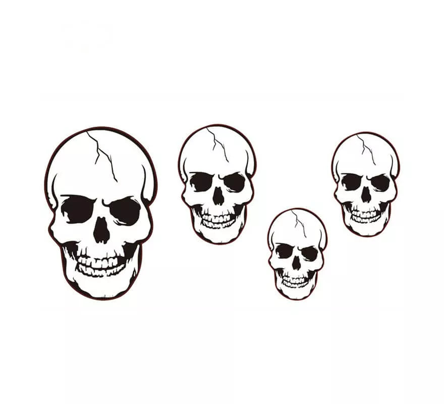 Translation missing: en.Set 4 Calaveras de 20 Cm hasta 45 Cm