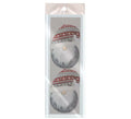 Set de 2 Colgantes de Cabeza Noel Gris de 11 cms