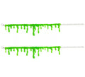 Set de 2 Pulseras de Gotas de Baba Zombie Verde