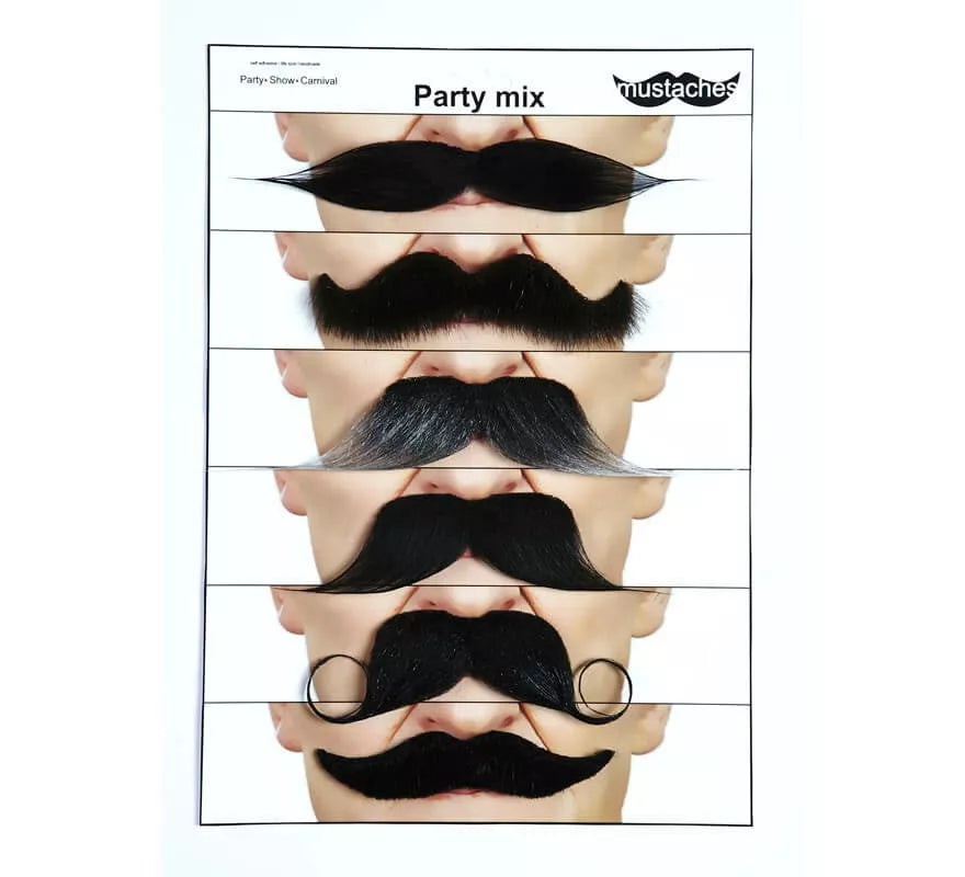 Translation missing: en.Set de 6 Bigotes modelos surtidos