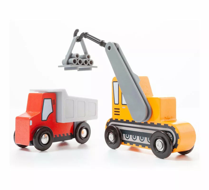 Set de Camiones de Construcción