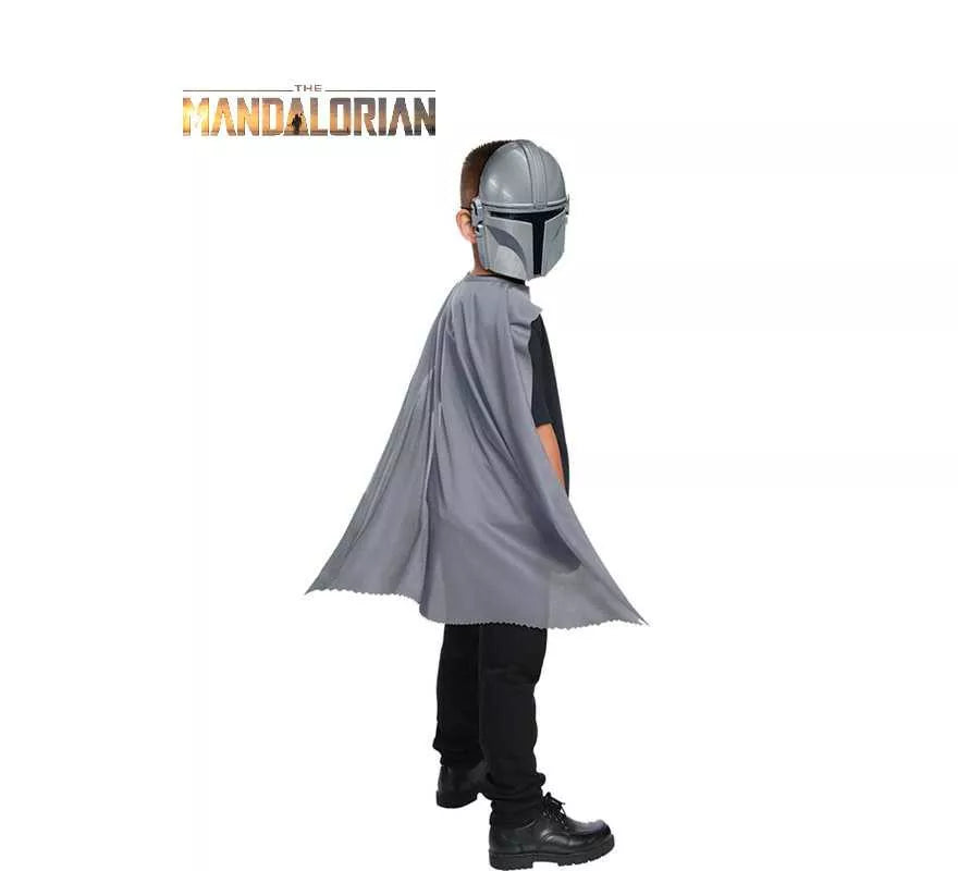 Set de Capa y Máscara de Mandalorian para niño