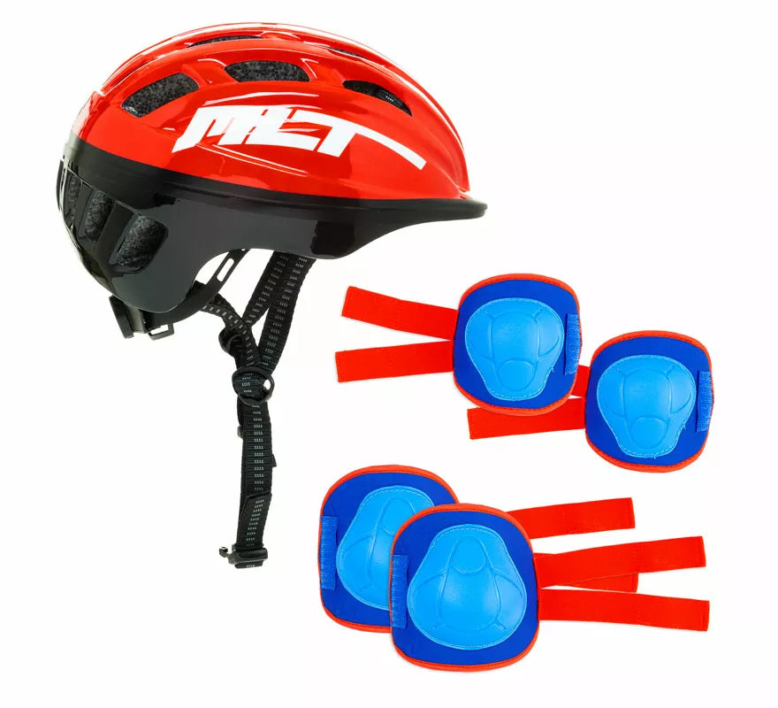 Translation missing: en.Set de Casco y Protecciones rojo