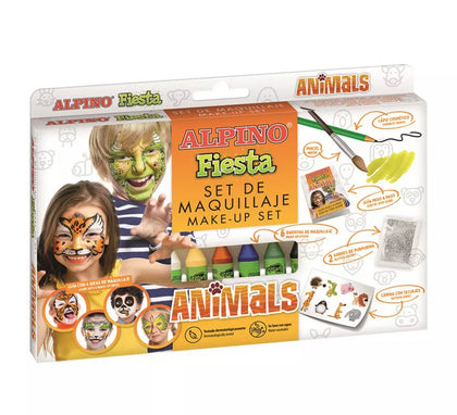 Set de Maquillaje Animales Fiesta en colores surtidos de 6 unidades de 5 grs