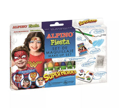 Super Heroes Party Makeup Set in assorted colors of 6 units of 5 grams