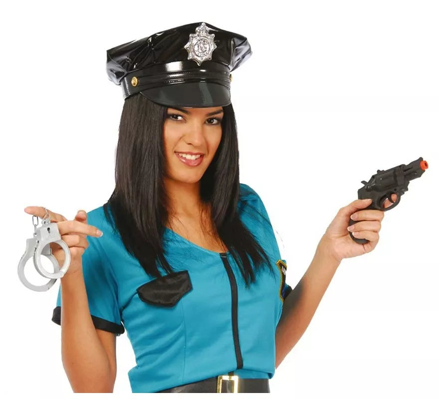 Set de pistola revolver con esposas