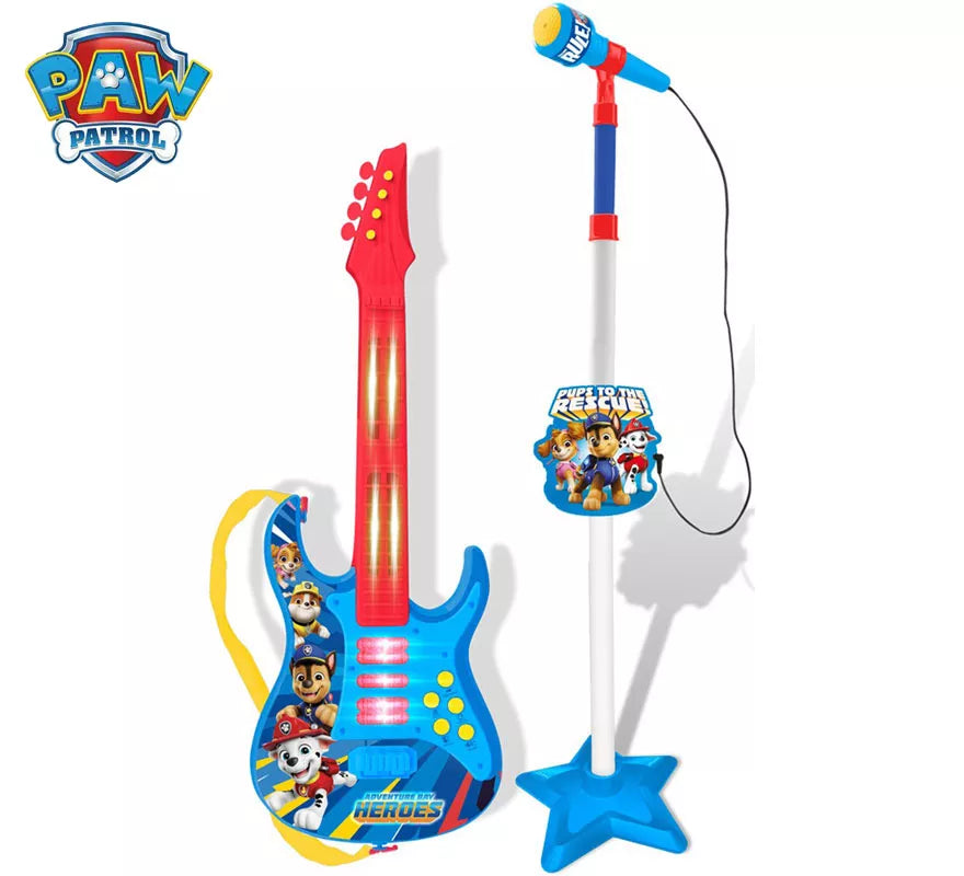 Translation missing: en.Set Guitarra y Micrófono La Patrulla Canina con Funciones
