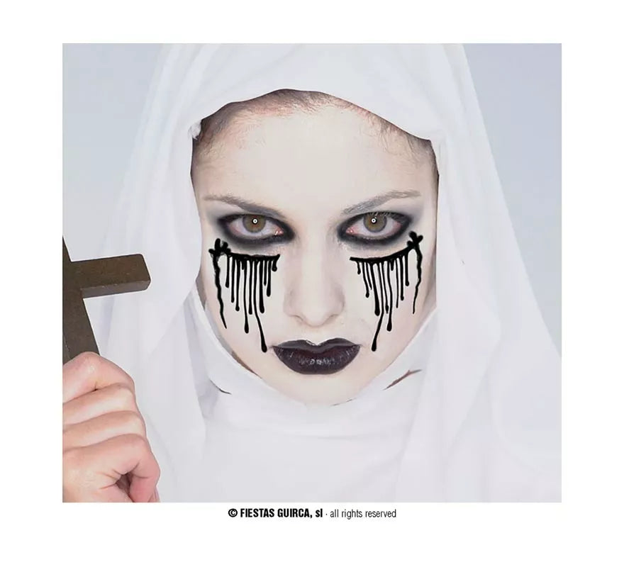 Maquillaje de Monja Tenebrosa