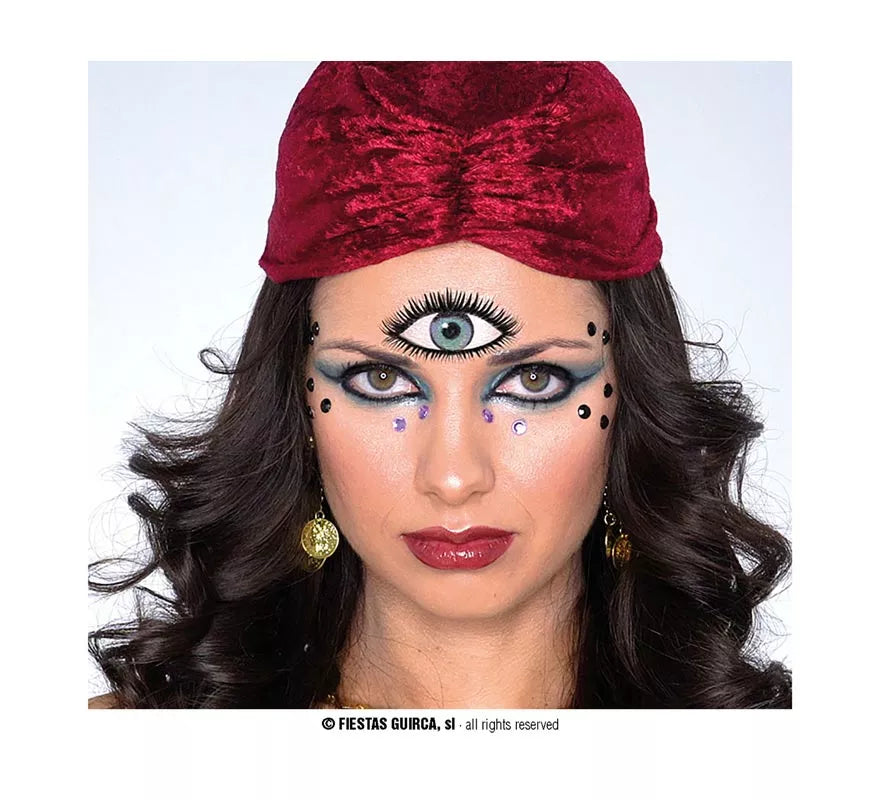 Maquillaje de Pitonisa mística