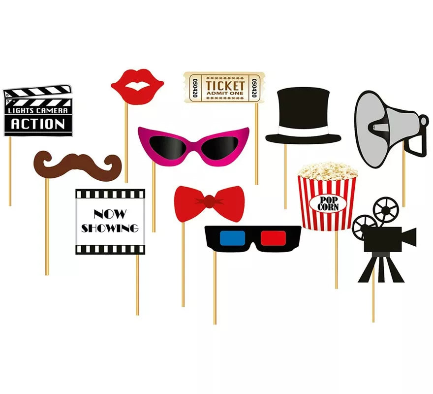 Set para Photocall cine 12 Pcs