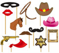 Set para Photocall cowboy 12 Pcs