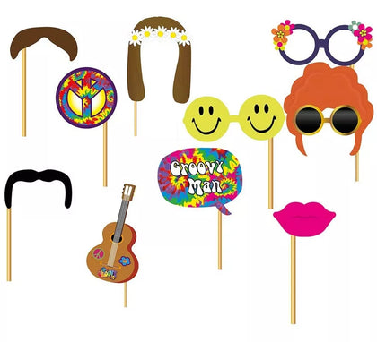 Set para Photocall hippie 12 Pcs