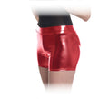 Short rojo oscuro para mujer