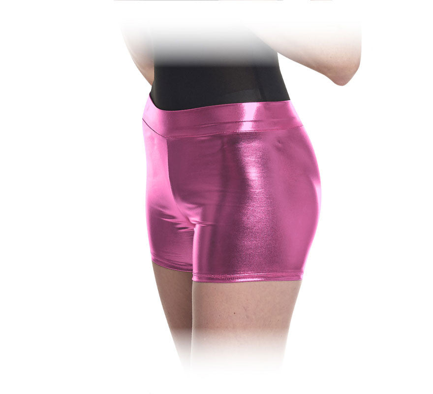 Short rosa brillante para mujer