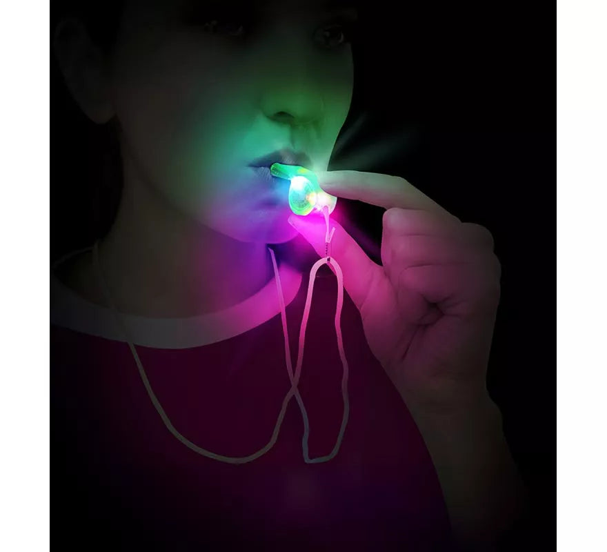 Translation missing: en.Silbato con Cuerda y Luz de 5 cm en colores surtidos