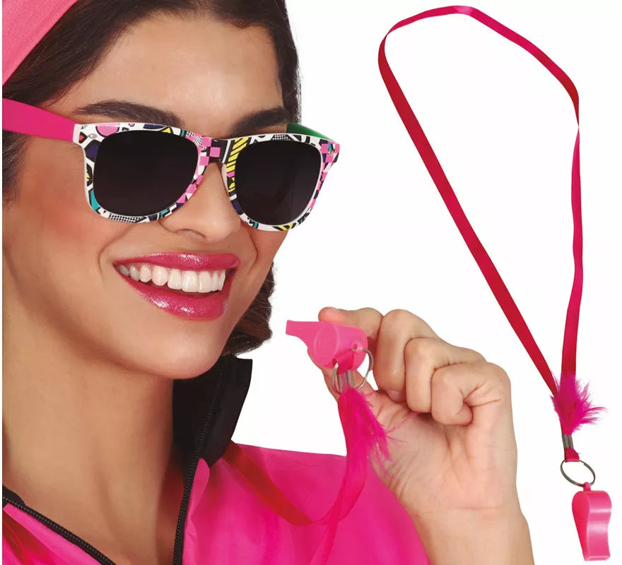 Translation missing: en.Silbato rosa con cinta
