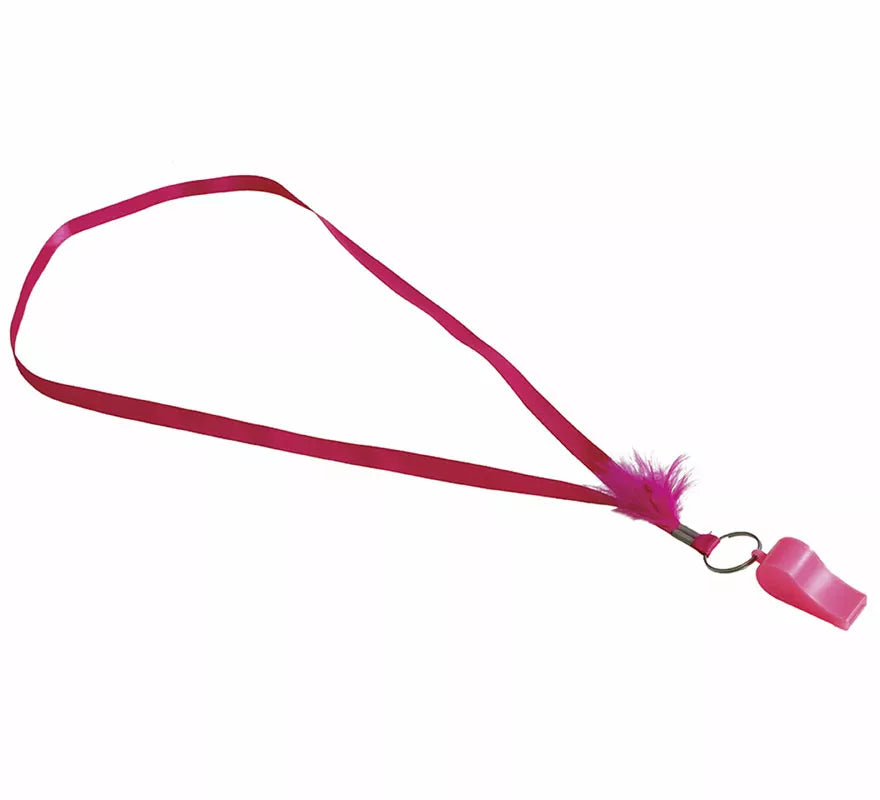 Translation missing: en.Silbato rosa con cinta