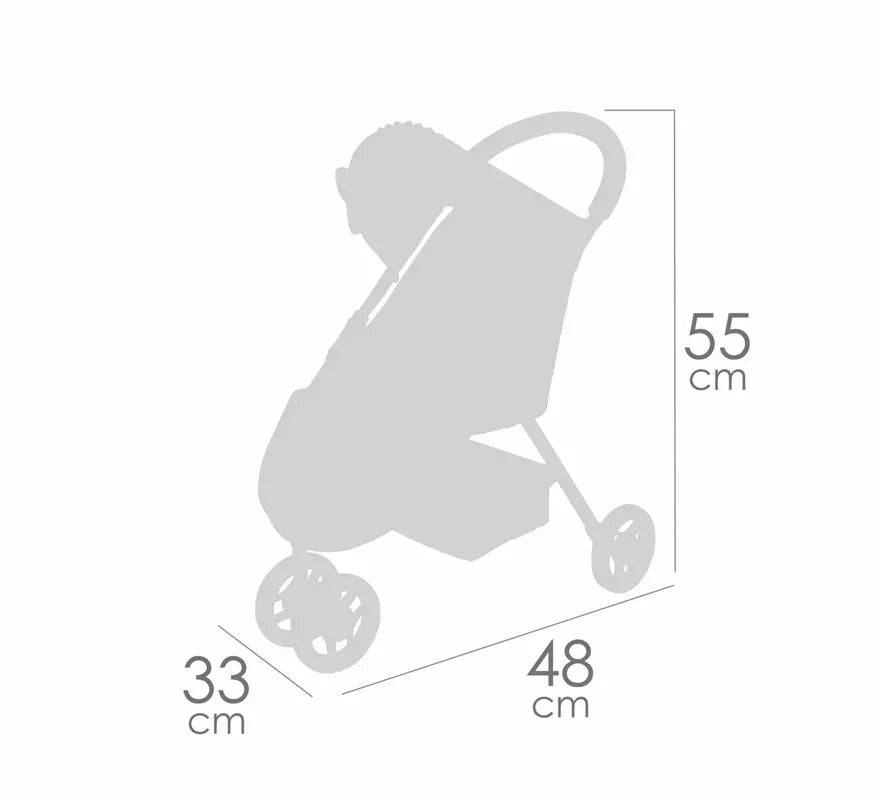 Translation missing: en.Silla de Muñecas de hasta 50 cm de 3 ruedas
