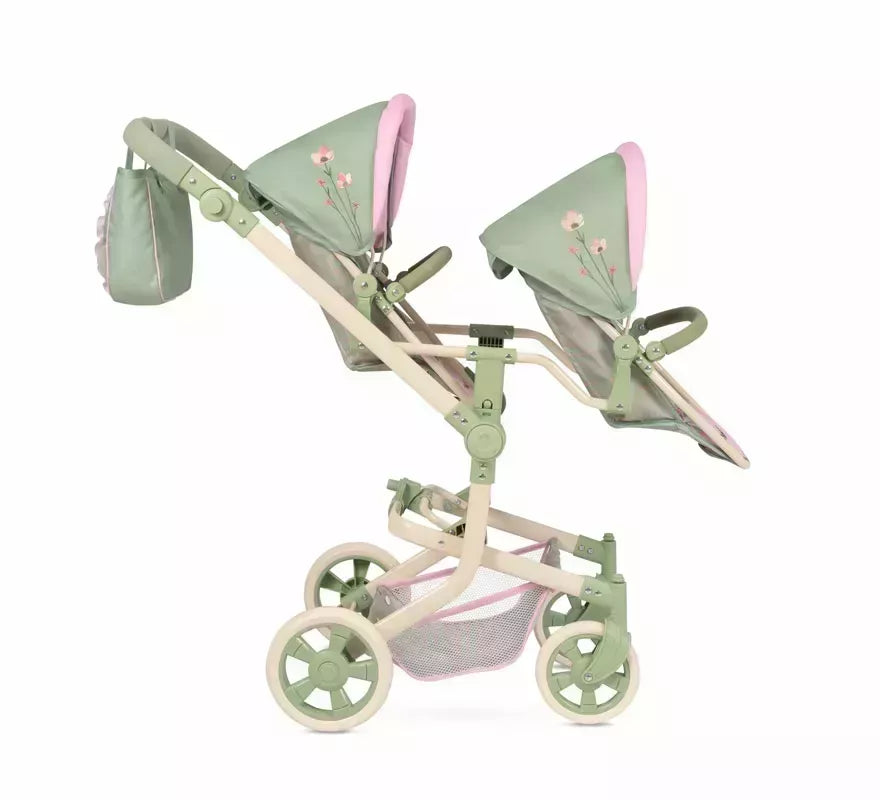 Silla de Muñecas de hasta 52 cm Multiposición Gemelar Plegable