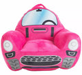 Sillón Coche fucsia infantil de 52x48x51 cm