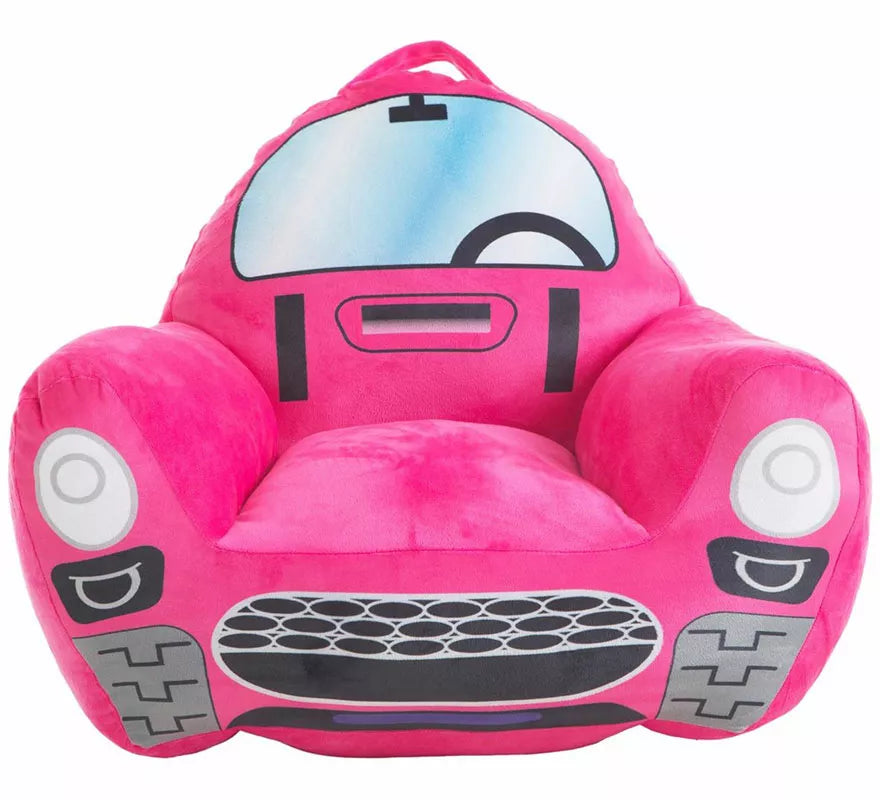 Translation missing: en.Sillón Coche fucsia infantil de 52x48x51 cm