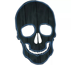 Fluorescent Skull Silhouette 52x34 cm