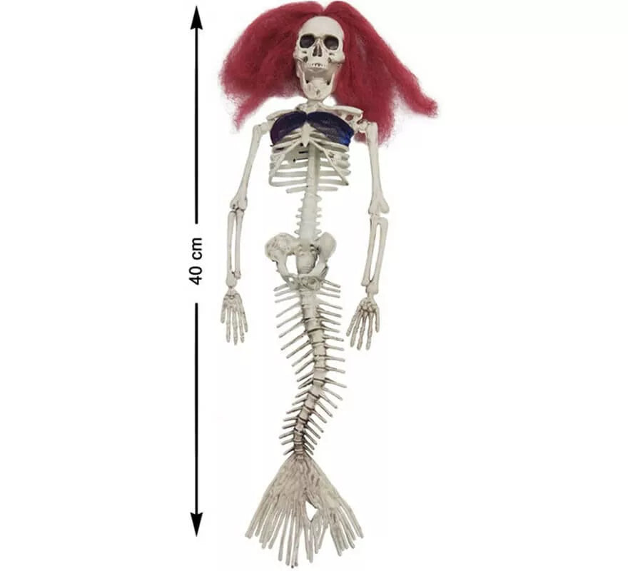 Translation missing: en.Sirena Colgante con Pelo Rojo de 40 cm