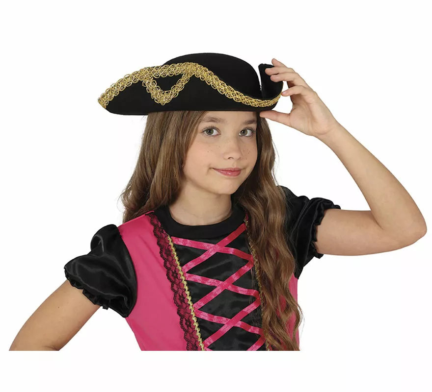 Translation missing: en.Sombrero Almirante o Pirata de fieltro infantil