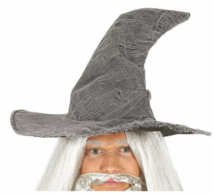 Sombrero Alto de Mago Gris
