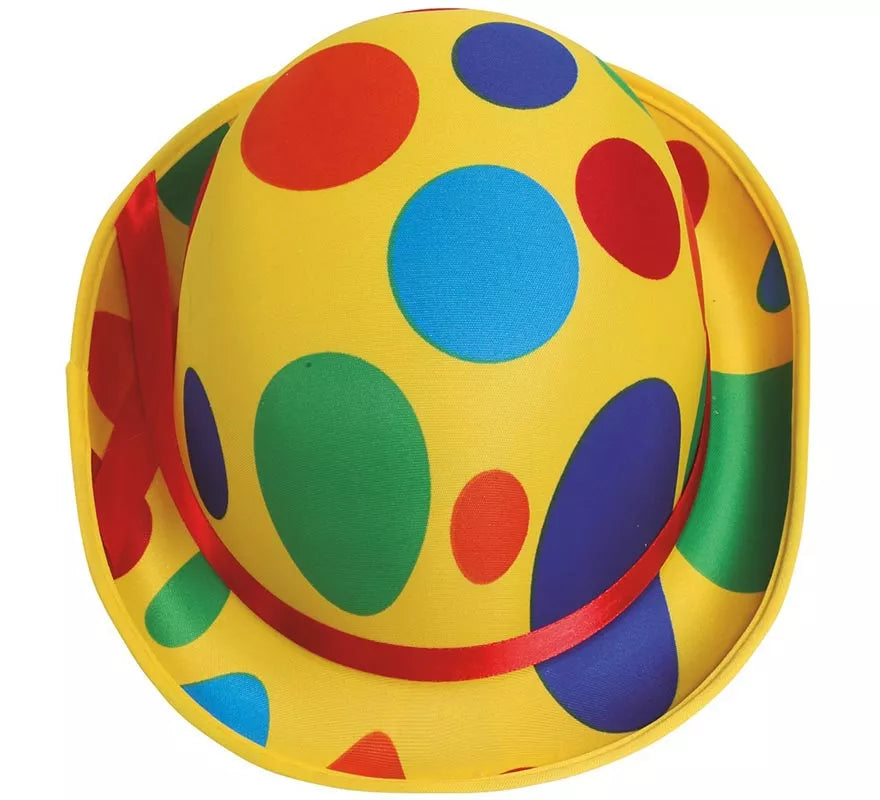 Translation missing: en.Sombrero Bombín de Payaso a lunares de colores