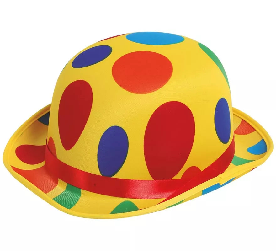 Translation missing: en.Sombrero Bombín de Payaso a lunares de colores