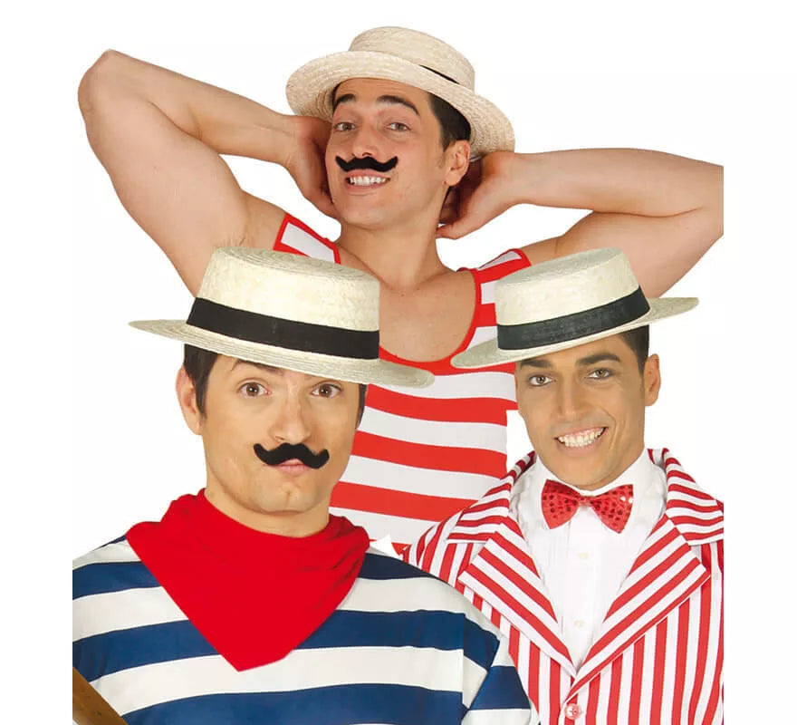 Sombrero Canotier o Gondolero