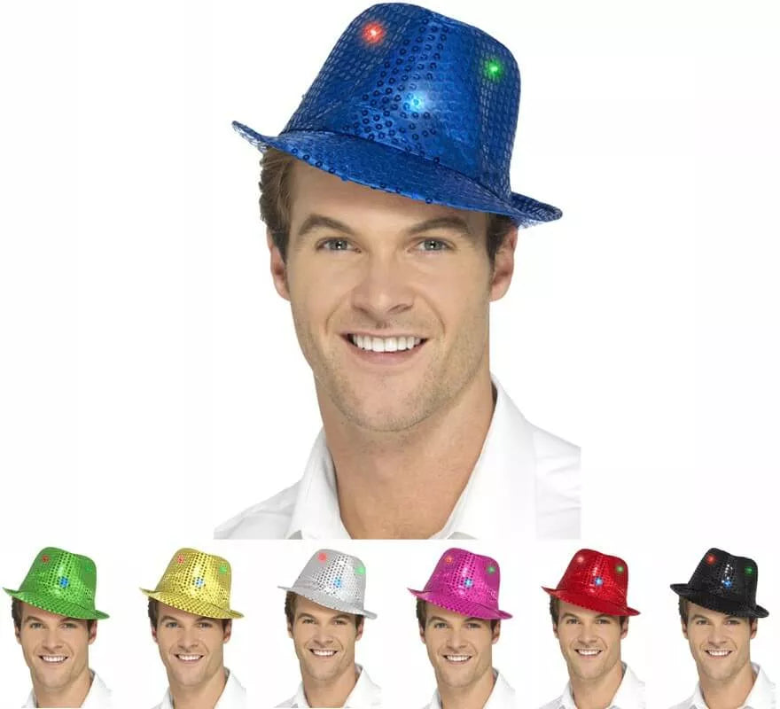 Translation missing: en.Sombrero con Lentejuelas y Luz en varios colores