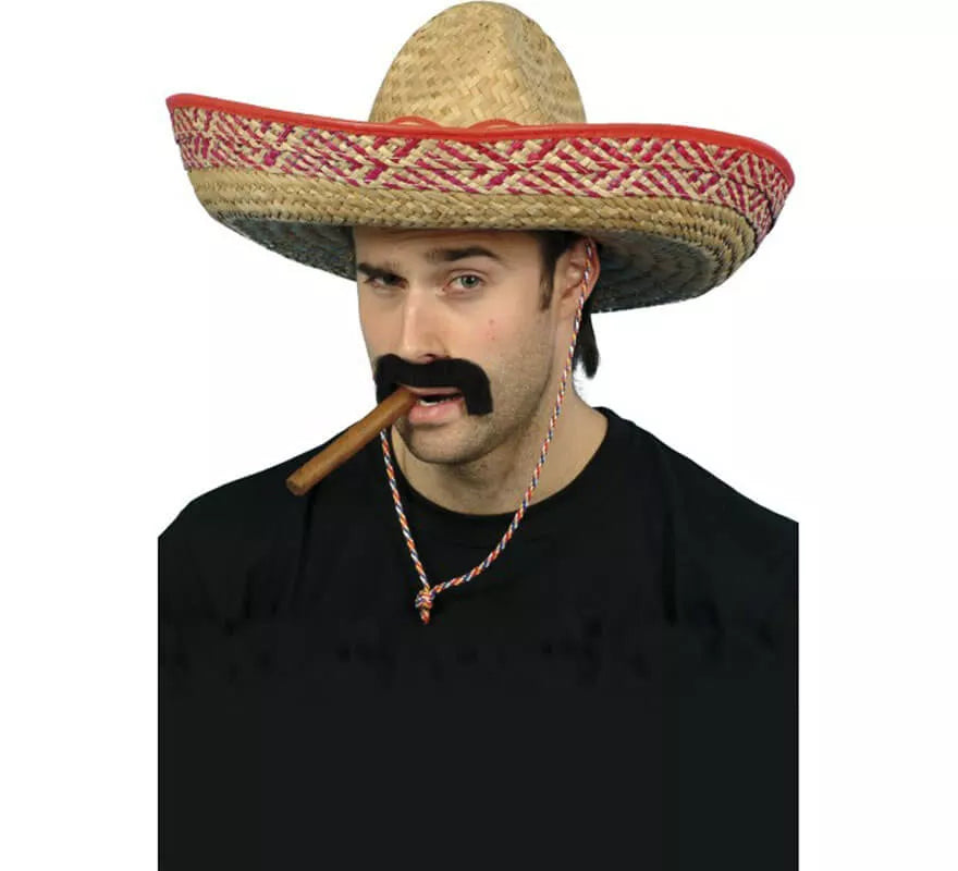 Translation missing: en.Sombrero de Bandolero Mexicano de Paja
