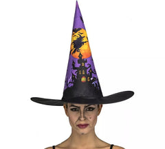 Witch Hat with Haunted House