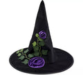 Sombrero de Bruja con Flor