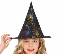 Children's Witch Hat with Spider Web