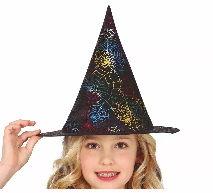 Translation missing: en.Sombrero de Bruja con Telaraña Infantil
