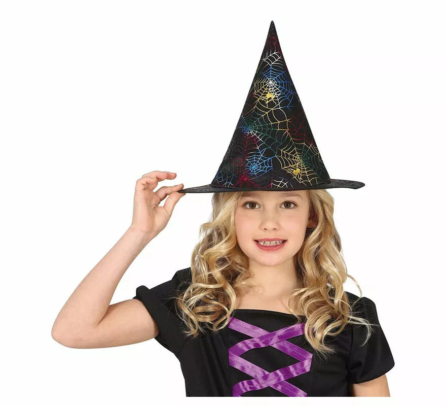 Translation missing: en.Sombrero de Bruja con Telaraña Infantil
