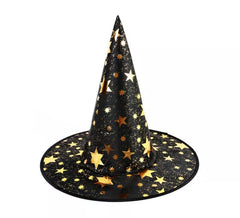 Witch Hat Gold Star 38x40cm