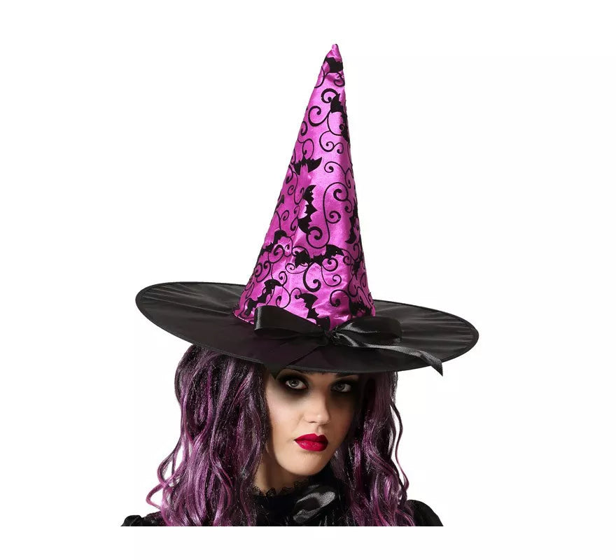 Translation missing: en.Sombrero de Bruja Morado con Lazo